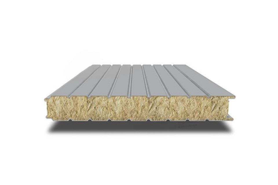 Сэндвич-панель без замков ППУ, 1000х30 мм, 0.5/0.5, Полиуретан матовый